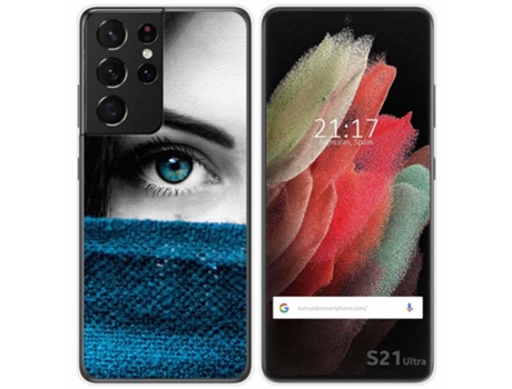 Carcasa Samsung Galaxy S21 Ultra 5G TUMUNDOSMARTPHONE Dibujos Multicolor