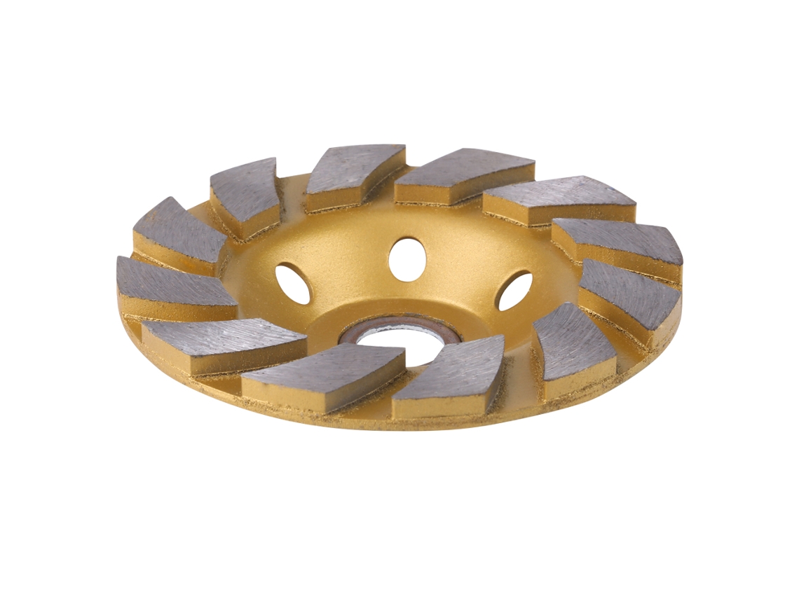 Disco De Diamante Para Enlucido Con Segmentos De 10 Cm Y 6 Orificios Para Mármol, Hormigón Y Piedra.
