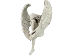 Figura de ángel Escultura Hada Decoración de jardín Adornos de resina para patio Arte de jardín