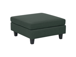 Otomana BELIANI Unstad de Poliéster Verde 76x76x72