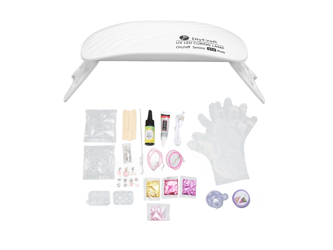 Kit De Iniciación Para La Creación De Joyas De Resina Con Moldes De Silicona Suave Para Pendientes Y Colgantes.