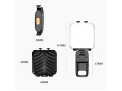 Anillo de luz USB portátil para selfies 2026 con modos de iluminación ajustables, ideal para teléfonos móviles, portátiles y reuniones en directo.