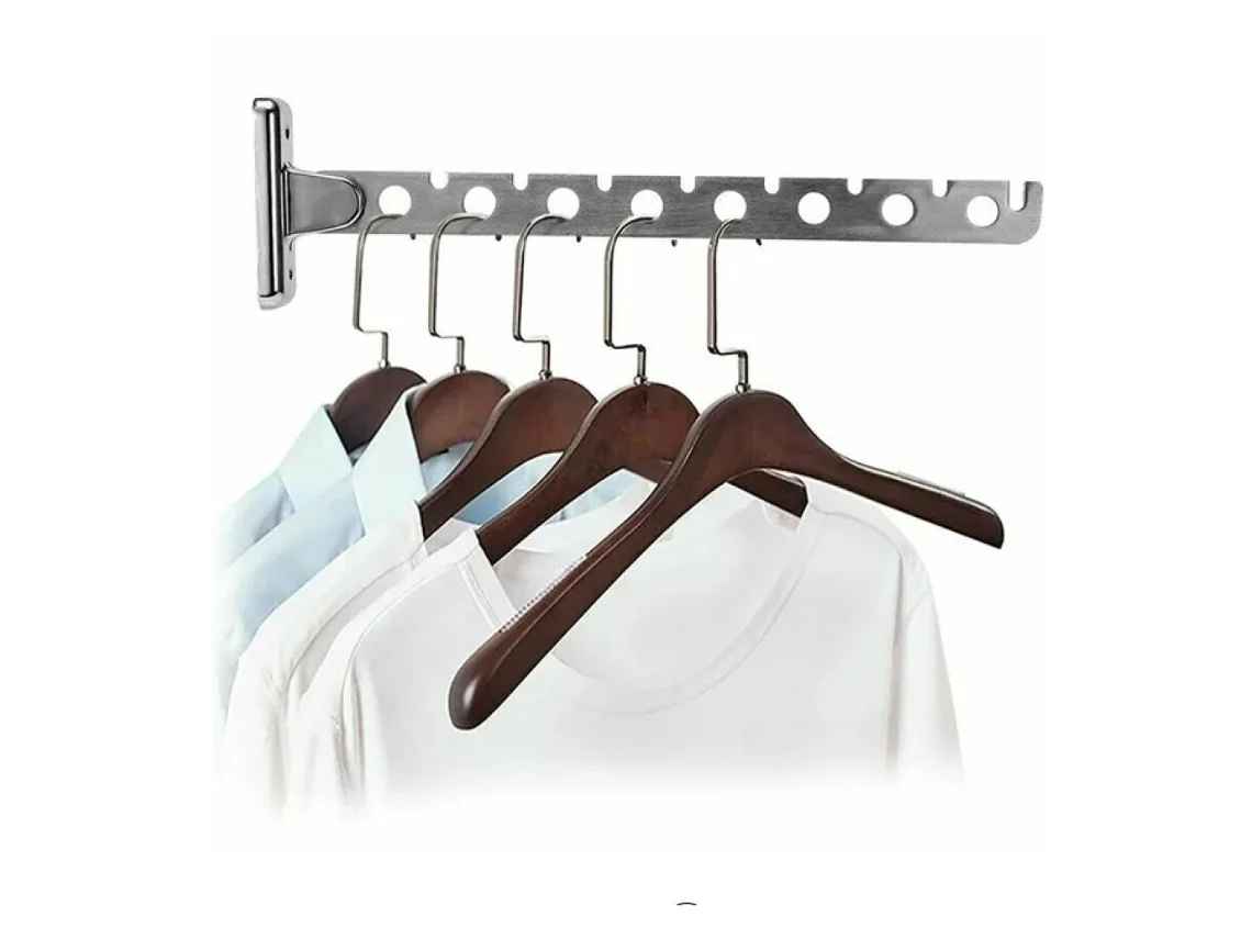Tendedero de ropa plegable de acero inoxidable Truyuety