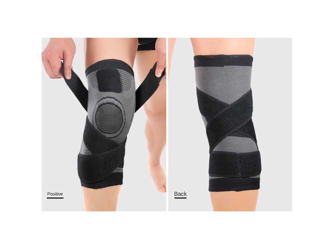 Rodillera Con Soporte Para La Rótula Para Deportes Como Baloncesto, Ciclismo Y Escalada. Unisex. Antidesbordante Y Absorbente Del Sudor.