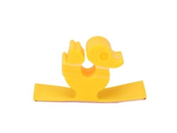 Organizador de cables con forma de patito adorable para herramientas de belleza