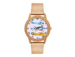 Reloj De Pulsera Net Fashion Smooth Rose Gold Para Hombre Y Mujer T175-f