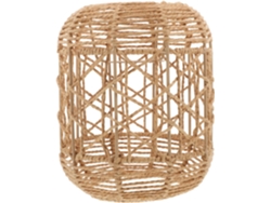 Lámpara Colgante Decorativa De Imitación De Ratán, Tejida A Mano, De Tamaño Pequeño, Con Cuerda De Papel Natural.