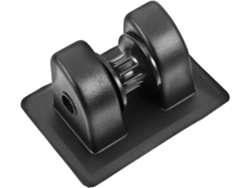 Soporte de anclaje de PVC negro para kayaks y canoas.