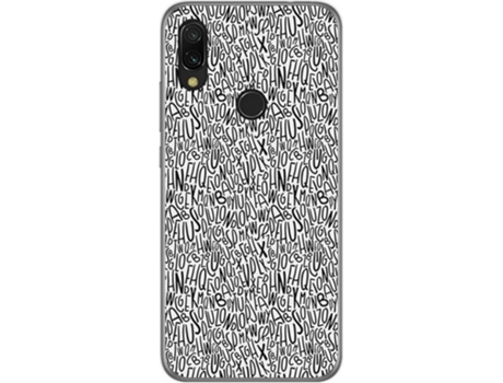 Carcasa Xiaomi Redmi 7 TUMUNDOSMARTPHONE Letras Multicolor