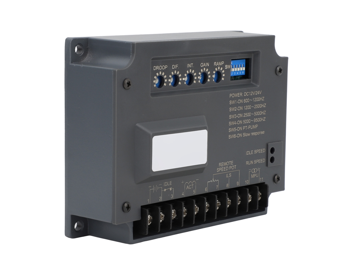 Controlador electrónico profesional de motor, alta precisión, bajo nivel de ruido, regulador de velocidad del generador.