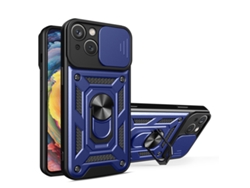 Estuche Hybrid Armor Camshield Cubierta para iPhone 14 Plus GENERIC Azul