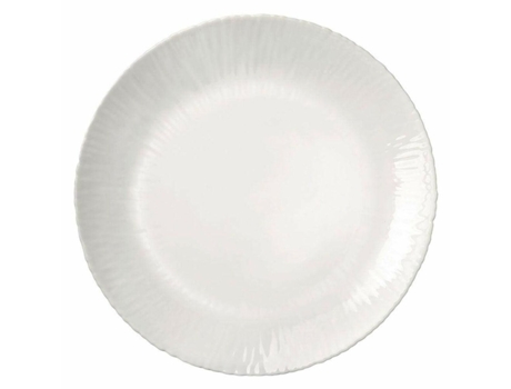 Plato Llano Bormioli Coconut Blanco Vidrio Templado (27 Cm)