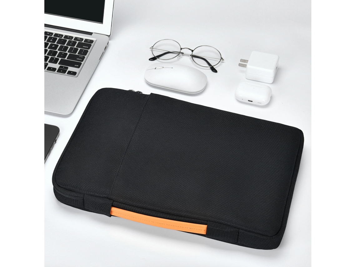 Bolsa para portátil de terciopelo negro Fzb005c, resistente a golpes, 17,3 pulgadas, tamaño 17,3-18,2 pulgadas, Yunzii