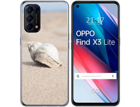 Carcasa Oppo Find X3 Lite TUMUNDOSMARTPHONE Concha Multicolor