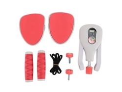 Treinador De Coxas Profissional Com Resistência Ajustável 0‑35kg Equipamento De Exercício Para Mulheres E Homens Cinza
