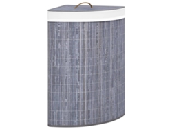 Cesta VIDAXL Gris Bambú