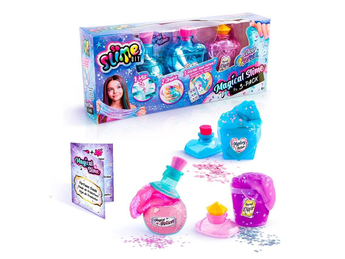 Slime Pocion Magica 3 Pack CANAL TOYS  (6 años)