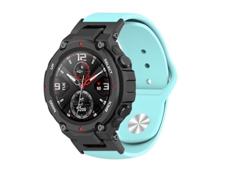 Correa Smartwatch para Amazfit T-Rex / T-Rex Pro / Ares con Hebilla Inversa de Silicona (Verde Menta)