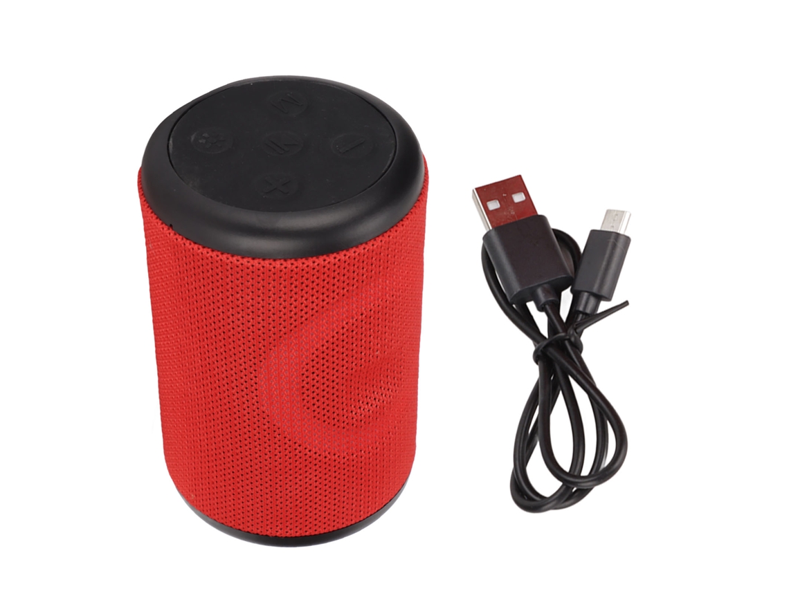 Altavoz Bluetooth Rgb Portátil Pequeño Mini Estéreo Para Exterior, Hogar, Viajes, Fiesta Rojo Lm-886