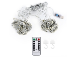 Rebe-luz De Cortina De 3x3 M 300led Con Control Remoto Usb Para Decoración De Navidad, Bodas Y Fiestas