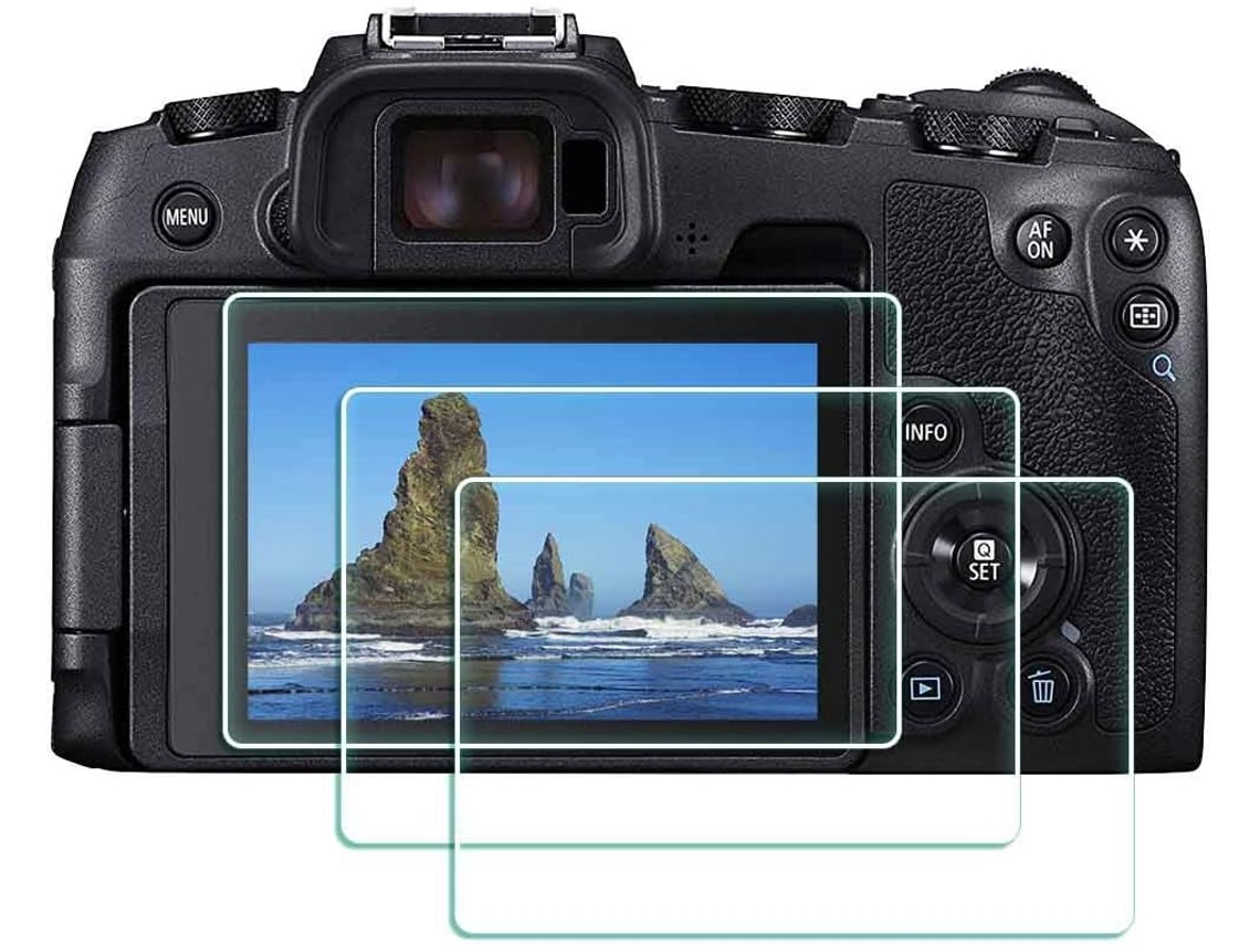 Protector de pantalla de cristal templado 9H para cámaras Canon EOS RP CUICH (paquete de 3)