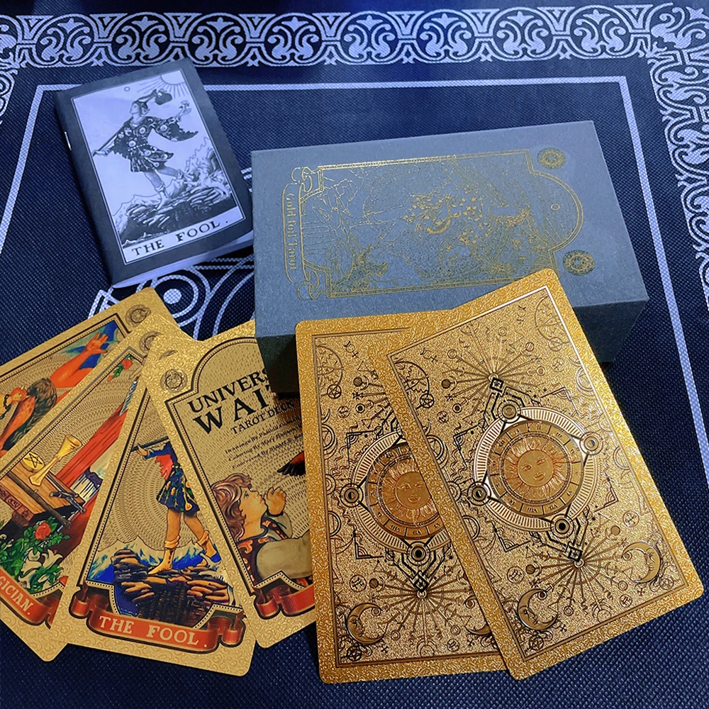 Juego De Cartas De Tarot, Juego De Mesa, 12*7 Cm, Regalo De Alta Gama Resistente Al Agua