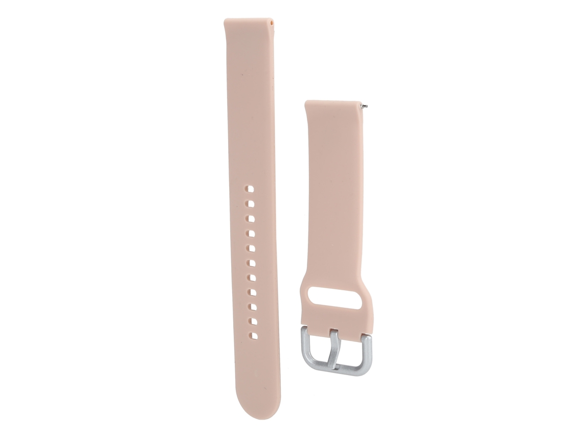 Correa De Silicona Para Reloj Samsung Huawei Honor Amazfit Garmin Moto 360 2nd Gen 42mm Pebble Time Redonda Rosa