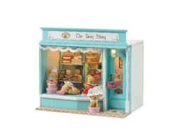 "tienda De Cuentos Del Osito". Modelo 3d Con Puerta Abierta Y Luces Led. Dimensiones: 22 X 15 X 20 Cm.