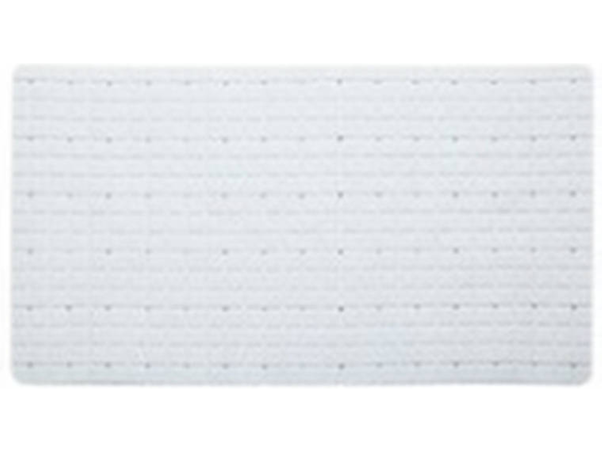 Alfombra de Baño WJS (Blanco - 40 x 71 cm)