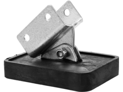 Almohadilla Antideslizante De Goma Gruesa De Aluminio Para Patas De Escalera