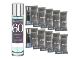 Perfume masculino Caravan Nº60 150 ml Set de 10 frascos de fragancia