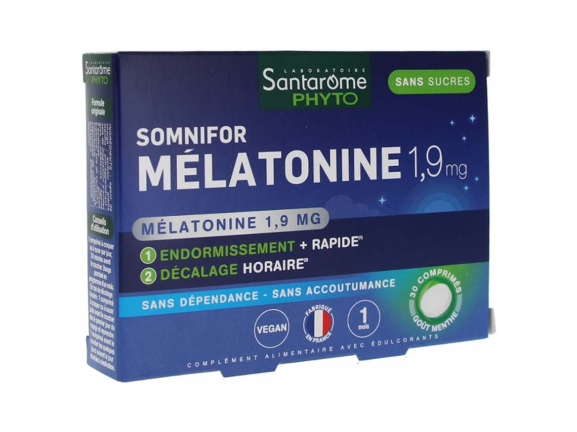 Somnifor Melatonina 1,9 Mg 30 Comprimidos SANTAROME