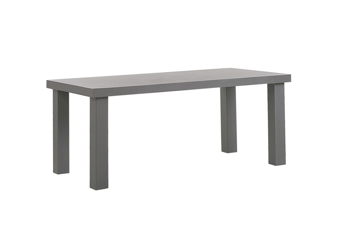 Mesa De Refeição De Jardim Taranto 180 Cm 90 Cm Betão Cinzento