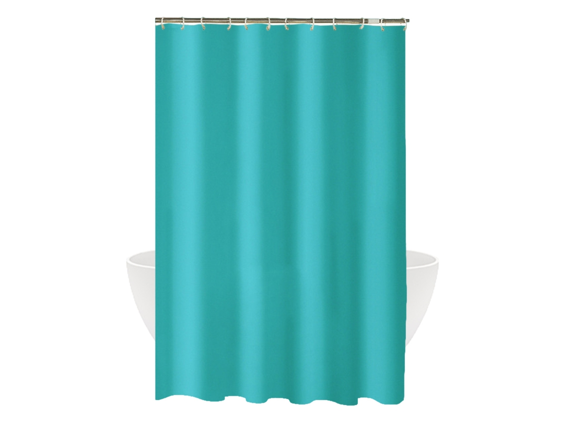 Juego de cortinas de ducha sólidas de 100 x 200 cm, simples, de mayor espesor e impermeables TRUYUETY