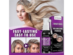 Jaysuing Hair Miracle Volume Powder Fluffing Spray Hair Quickly Fluffy Spray Fast Lasting Hair Styling Spray Powder 30ml |