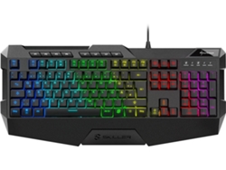 Teclado Gaming SHARKOON SKILLER SGK4 (Membrana - Alemán - Negro)