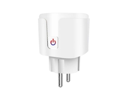 Enchufe inteligente Tuya Wifi de 16 A y 220 V con control por voz, monitor de energía y temporizador, Alexa y Google Home.