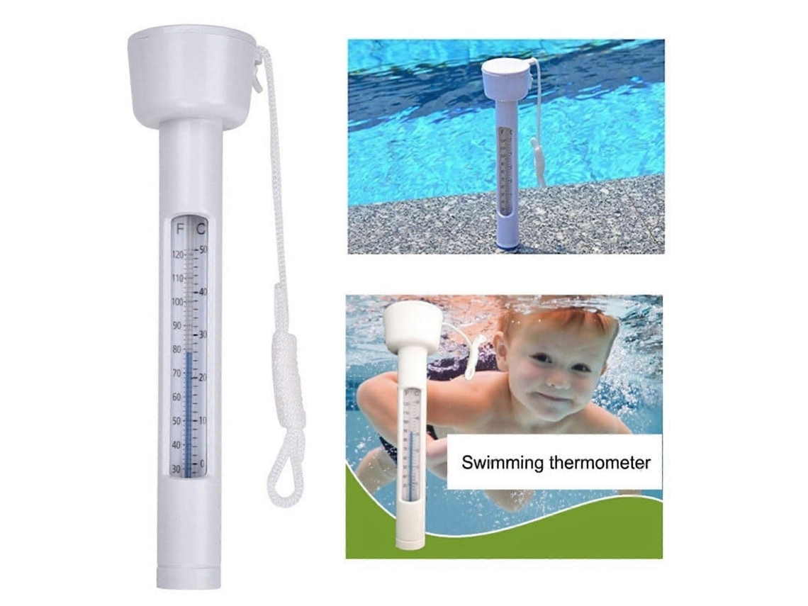 Juego de termómetros flotantes para nivelación de piscinas, duraderos, seguridad para piscinas, GOKOCO