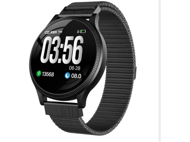 Smartwatch WJS ZH0077- (Bluetooth - Monitoreo Cardíaco - Negro)