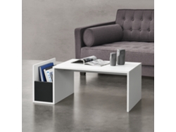 Mesa de Centro [EN.CASA] Bollnäs  (Negro - Aglomerado, Aglomerado Recubierto De Melamina - 90 x 45 x 35 cm)