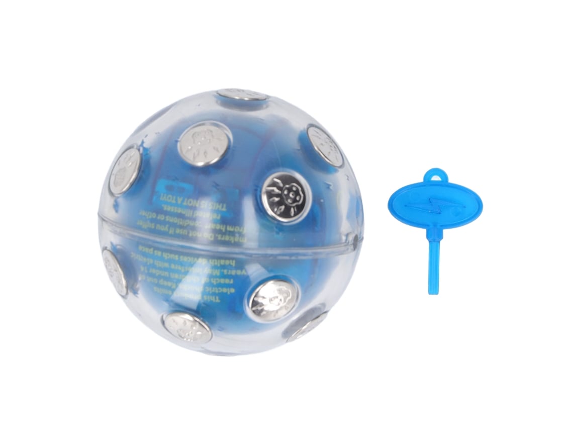 Bola De Choque Elétrica Automática Desligamento Jogo De Festa Interativo Divertido Azul