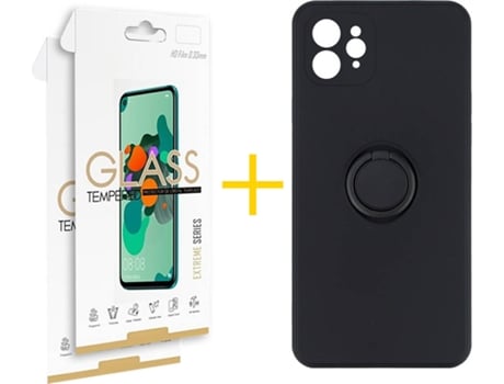 Carcasa + 2 Protectores de Pantalla para iPhone 11 Pro Max SKYHE Negro