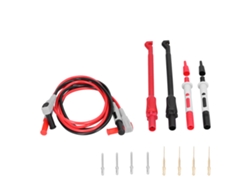 Kit De Cables De Prueba Para Multímetro P1033b Con Sonda Y Gancho De Prueba, Latón Y Silicona.