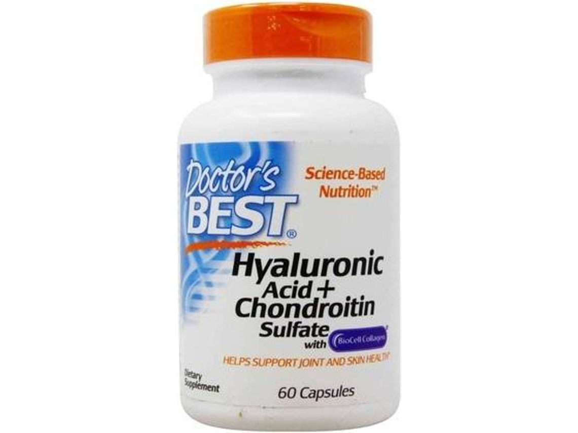 Complemento Alimentar DOCTOR'S BEST Ácido Hialurônico Com Sulfato De Condroitina (60 cápsulas)