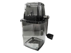 Trituradora de hielo manual para uso doméstico, transparente, multifuncional, para hielo raspado. TAISHENGDA