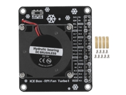 Tarjeta De Expansión De Ventilador De Refrigeración Turbo Sin Escobillas Con Luz Led Para Raspberry Pi 4b 3b 3a