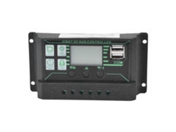 Controlador solar con regulador PWM y pantalla LCD ajustable