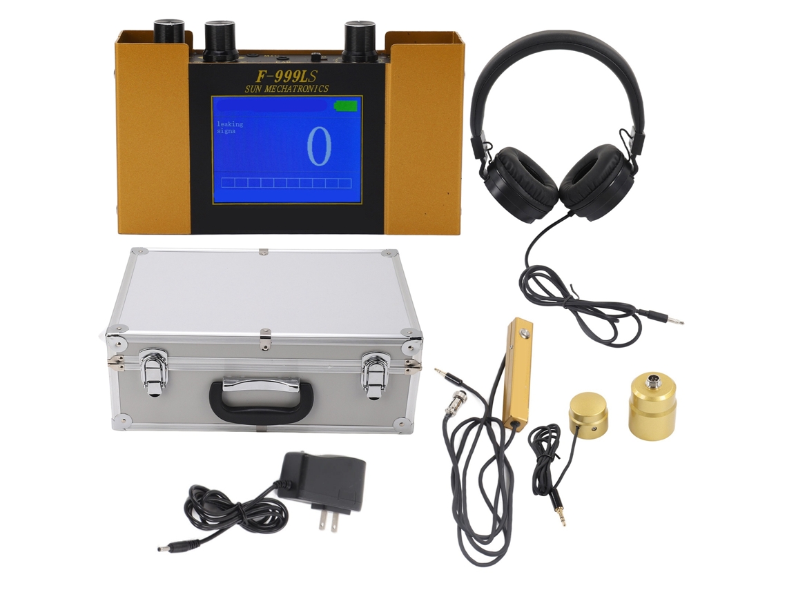 Detector de fugas de calefacción por suelo radiante en interiores y exteriores, diagnóstico de fugas en tuberías de hierro