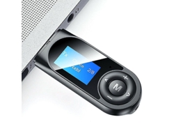 Transmisores Bluetooth 2 en 1 Bluetooth 5.0 Transmisor Receptor de Audio LCD Adaptador USB para TV PC Coche Aux Rosewell