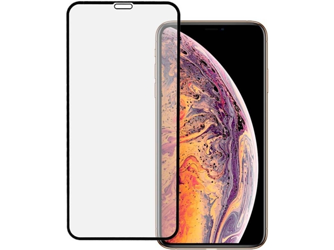 Protector de Cristal Templado iPhone X, XS WEPHONE ACCESORIOS Completo Negro